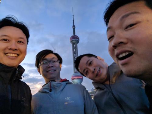 Norm in Shanghai with the boys!